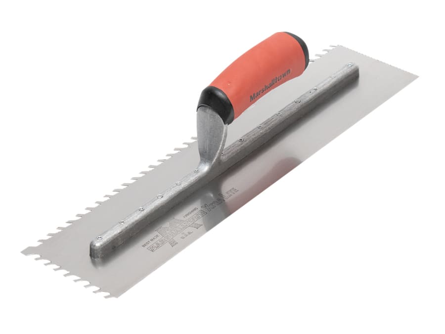 Marshalltown MLF1416SD 16 x 4in LayFlat 6mm Notch Trowel