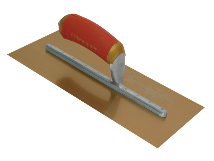Marshalltown MPB1GSD PermaShape Finishing Gold S/S Trowel 11 x 4.1/2in