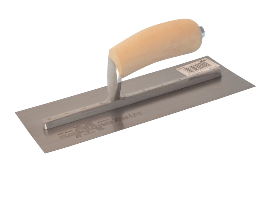 Marshalltown MXS1 Plasterer's Finishing Trowel with Wooden Handle 11 x 4.1/2in