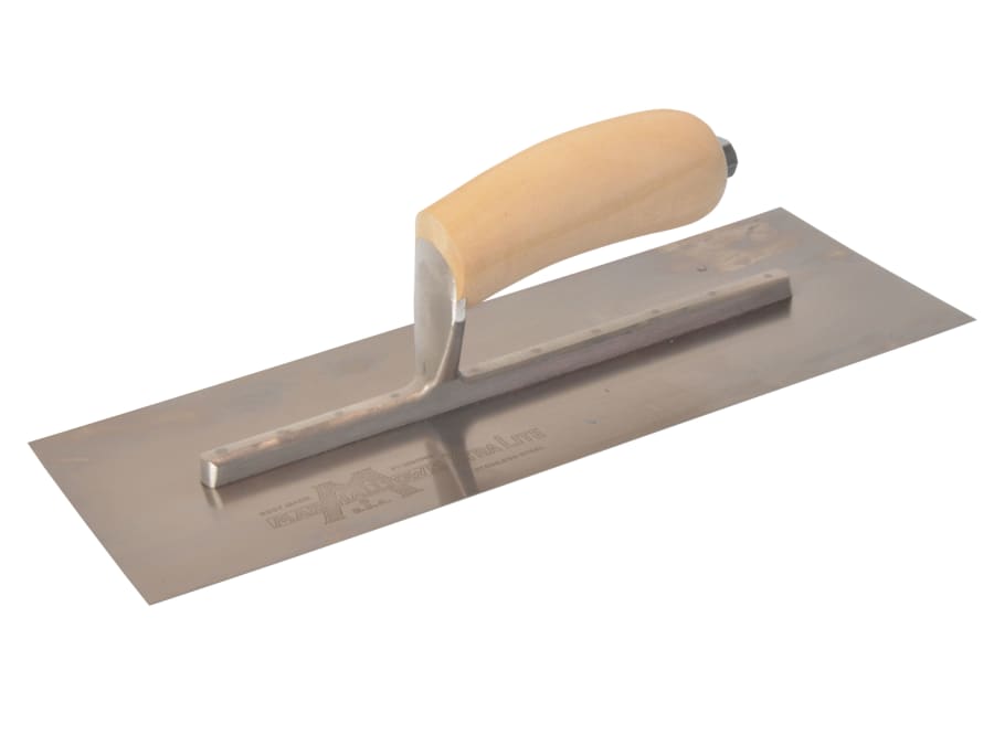Marshalltown MXS13SS 13 x 5in Plasterer's Finishing Trowel with Wooden Handle