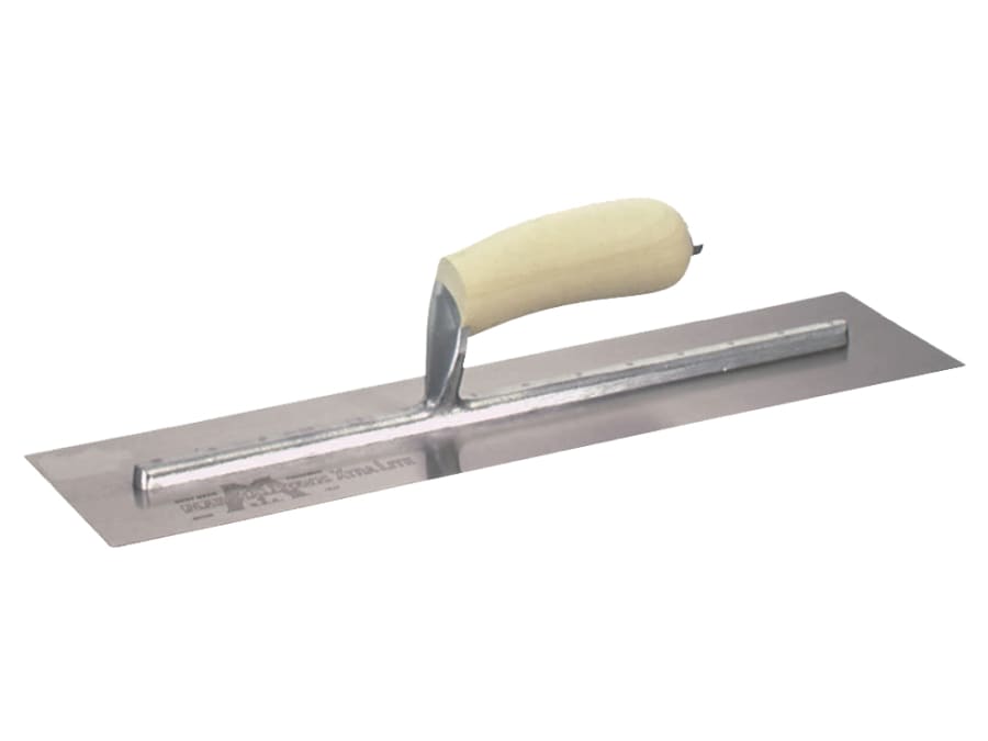 Marshalltown MXS66 16 x 4in Cement Trowel with Wooden Handle