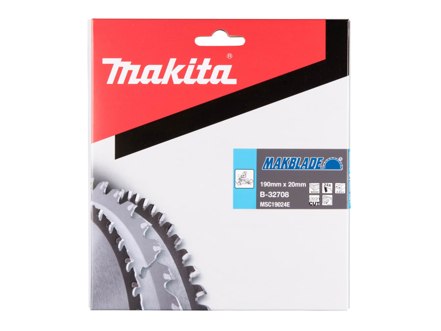 Makita B32708 190 x 20mm x 24T Mitre Saw Blade