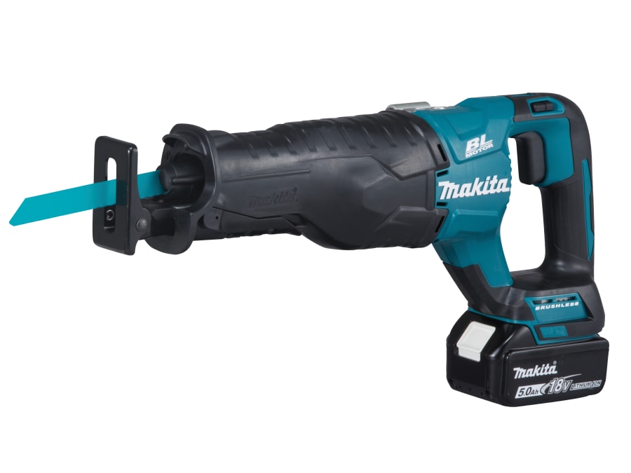 Makita DJR187RTE 18V LXT Brushless Reciprocating Saw with 2 × 5.0Ah Batteries
