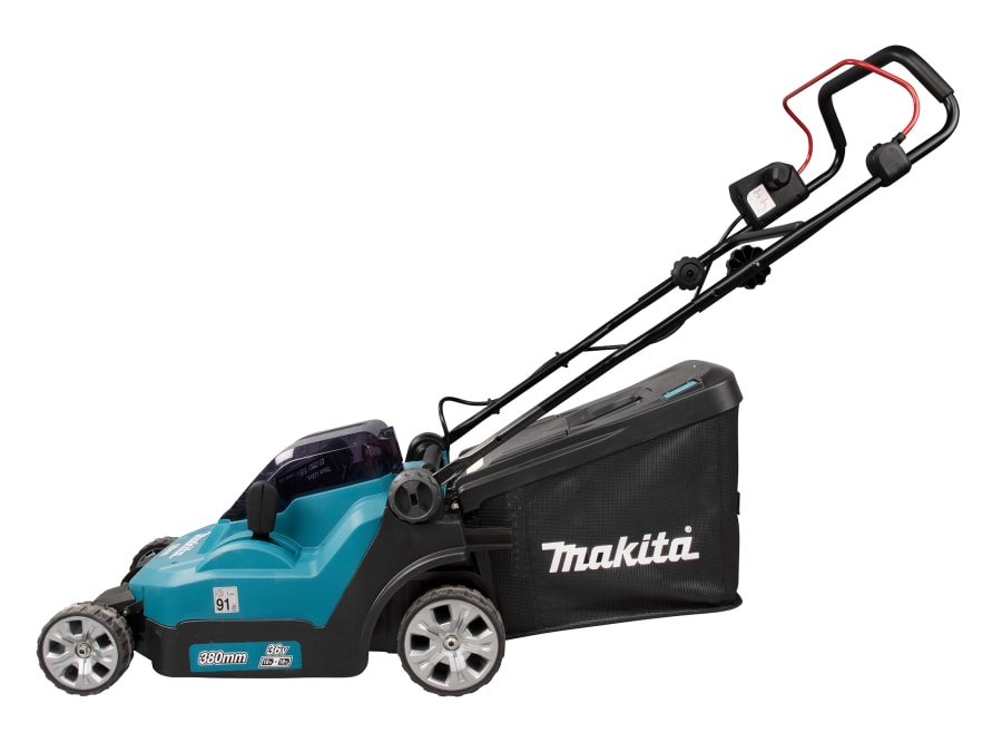 Makita DLM382Z 36V LXT Cordless Lawnmower 38cm with 2 × 18V Batteries