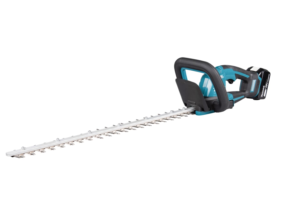 Makita DUH606RT 18V LXT Brushless Hedge Trimmer with 1 × 5.0Ah Battery