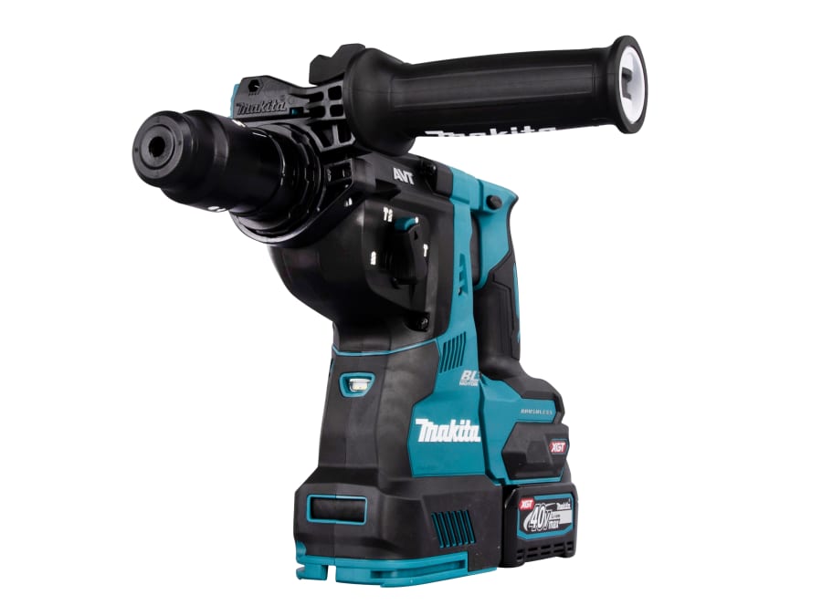 Makita HR004GD201 40Vmax BL Rotary Hammer with 2 × 2.5Ah Batteries