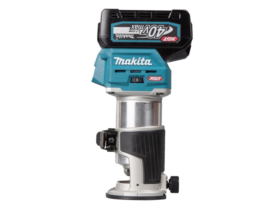 Makita RT001GD202 40Vmax Router Trimmer with 2 × 2.5Ah Batteries