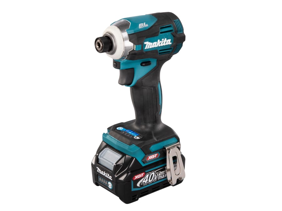 Makita TD001GD201 40Vmax XGT BL Impact Driver with 2 × 2.5Ah Batteries