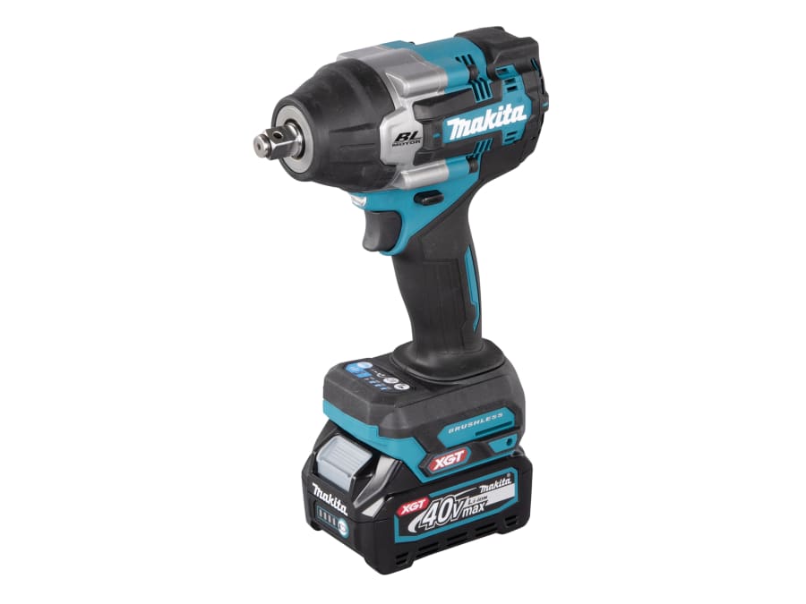 Makita TW007GD201 40Vmax XGT BL Impact Wrench with 2 × 2.5Ah Batteries