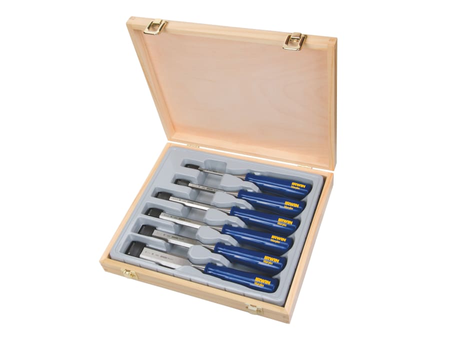 Irwin Marples TM444S6 6 Piece Bevel Edge Chisel Set