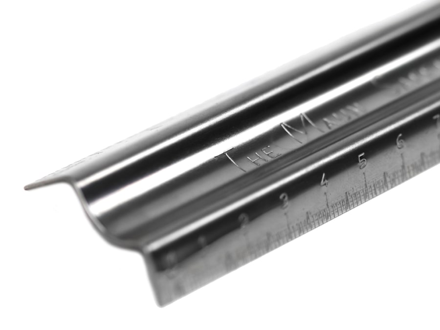 Maun 1774300 Metal Safety Rule 300mm