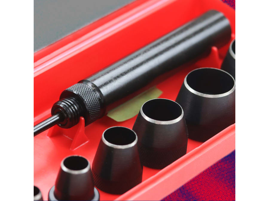 Maun 100005 Metric Wad Punch Kit 9 Piece