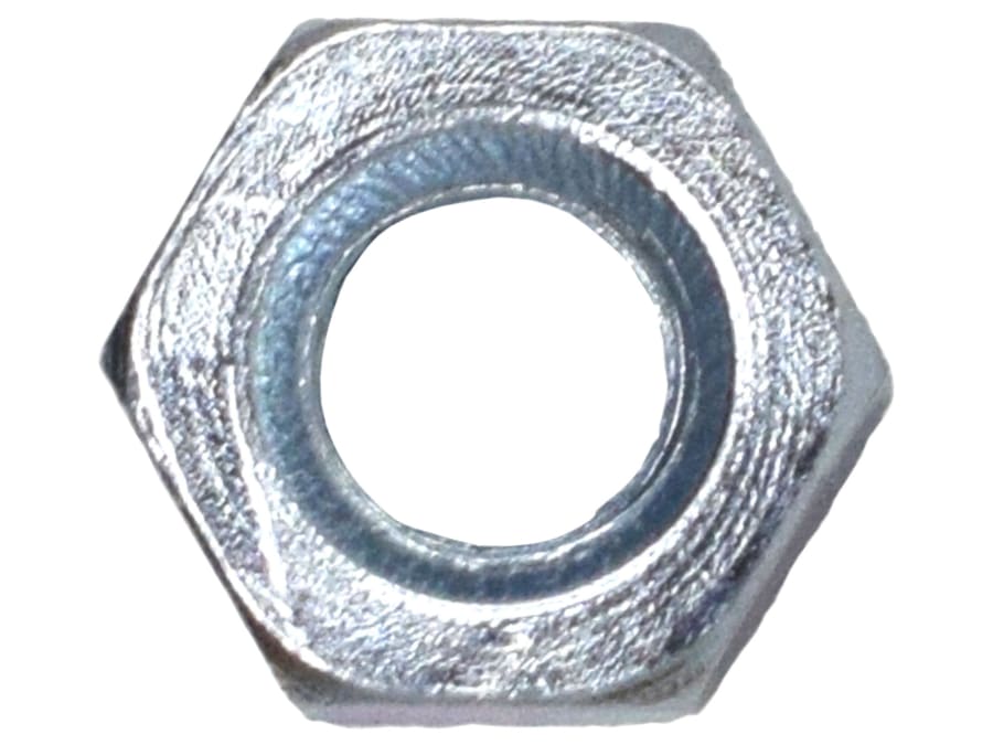 Metalmate MEMFN04 M4 Hexagon Full Nut Zinc Plated