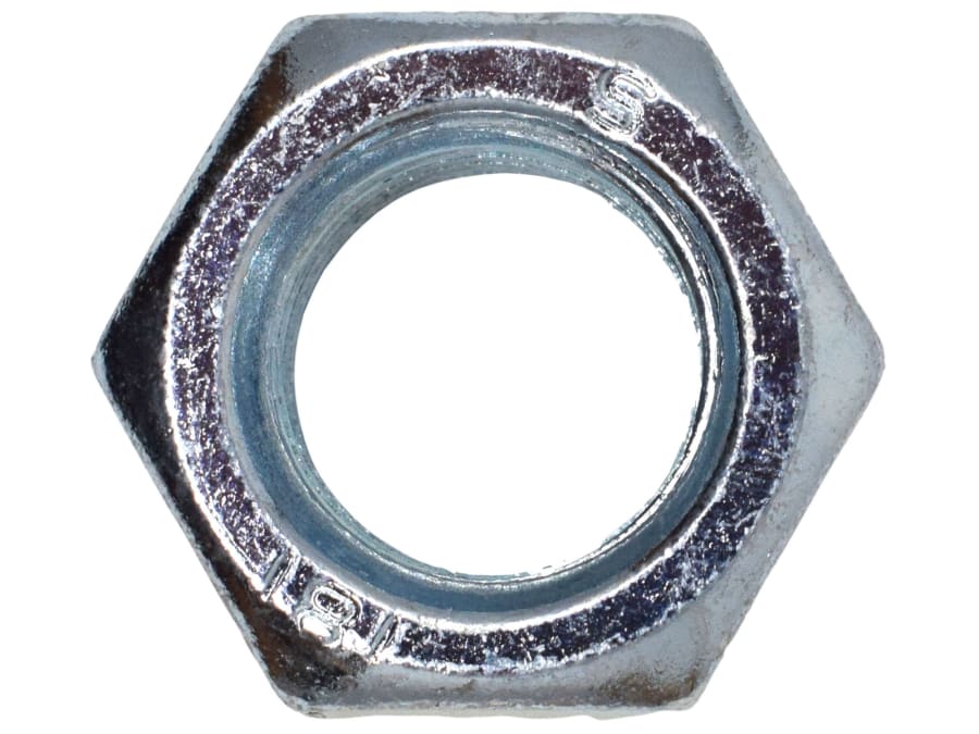 Metalmate MEMFN16 M16 Hexagon Full Nut Zinc Plated