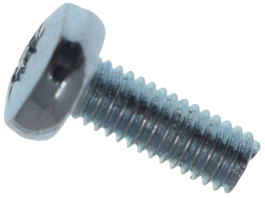 Metalmate MEMMSPAN0308 M3 x 8mm Pan Head Machine Screw Zinc Plated Box 50