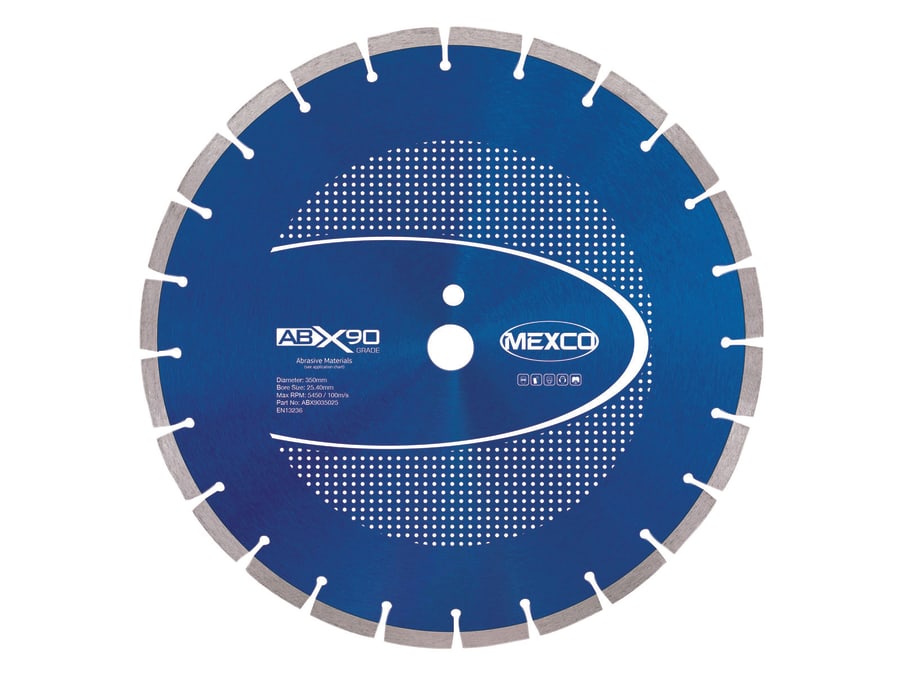 Mexco ABX9035025 350 x 25mm Diamond Blade