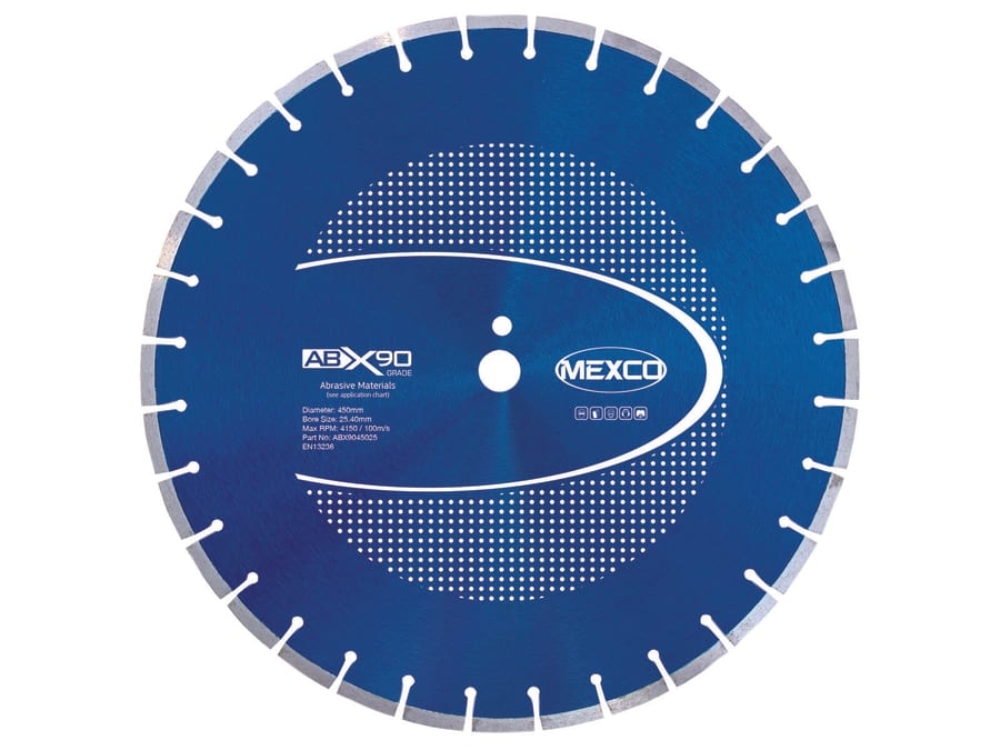 Mexco ABX9045025 450 x 25mm Diamond Blade