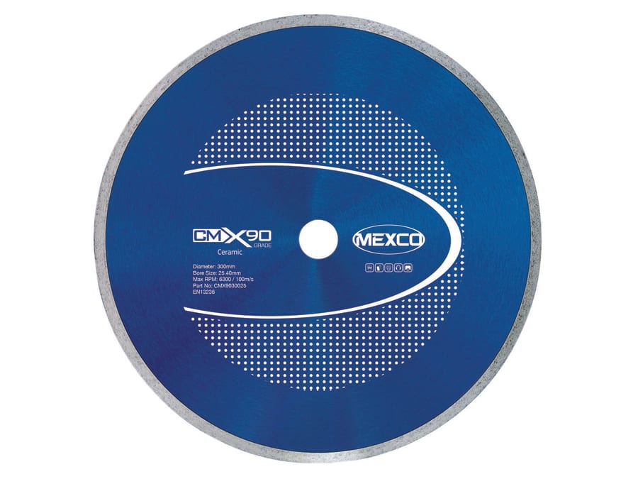 Mexco CMX9030025 X90 Grade Diamond Blade 300 × 25.4mm