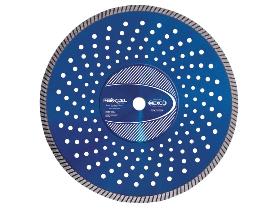 Mexco DTXCEL30020 XCEL Grade Dual Purpose Turbo Diamond Blade 300 x 20mm