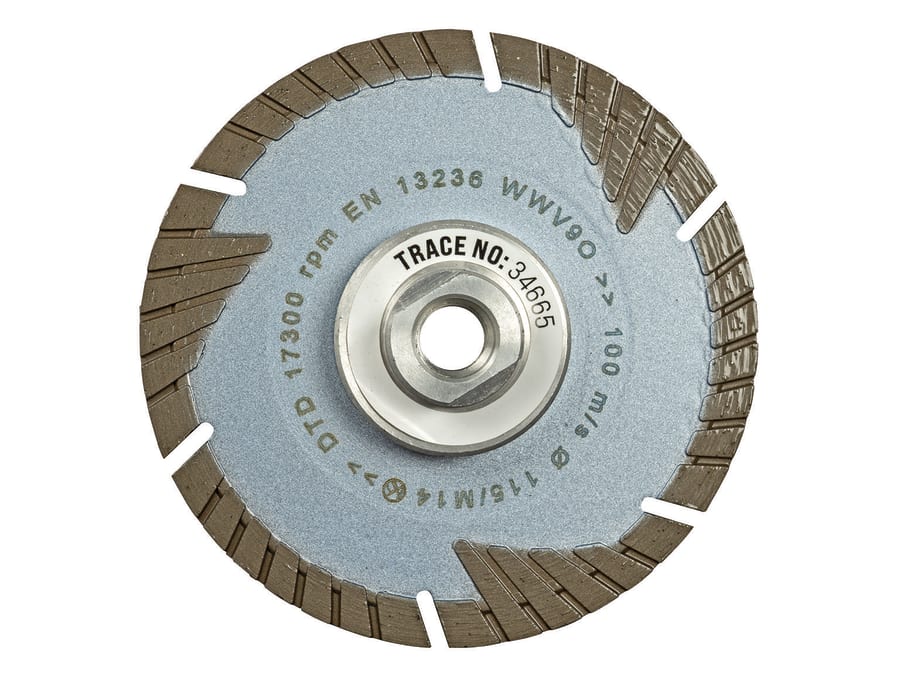 Mexco FCXCEL11522 115 x 22mm Flush Cut Diamond Blade