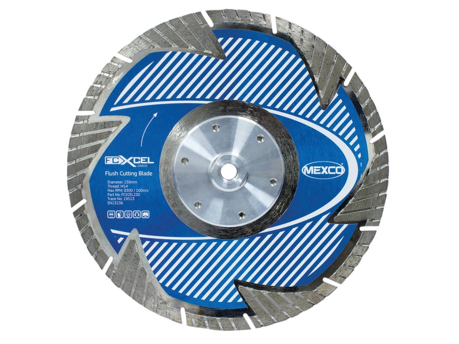 Mexco FCXCEL23022 230 x 22mm Flush Cut Diamond Blade