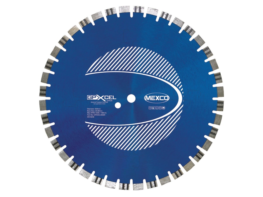 Mexco GPXCEL35020 350 x 20mm Concrete Diamond Blade