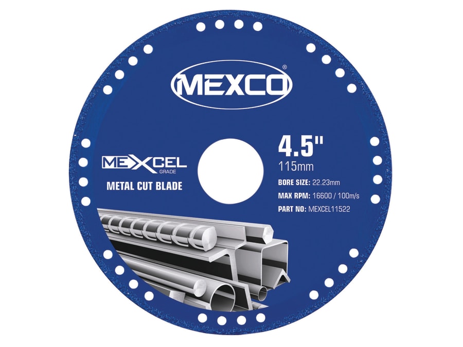 Mexco XCEL11522 115 x 22mm Metal Cut Diamond Blade