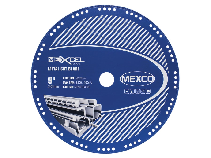 Mexco XCEL23022 230 x 22mm Metal Cut Diamond Blade
