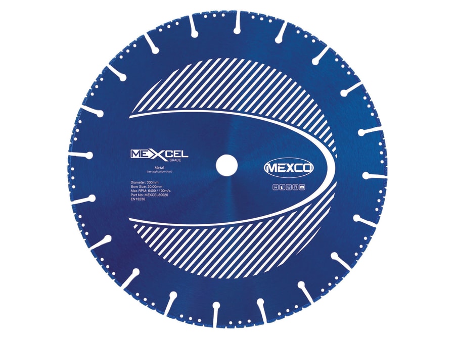 Mexco XCEL30020 300 x 20mm Metal Cut Diamond Blade