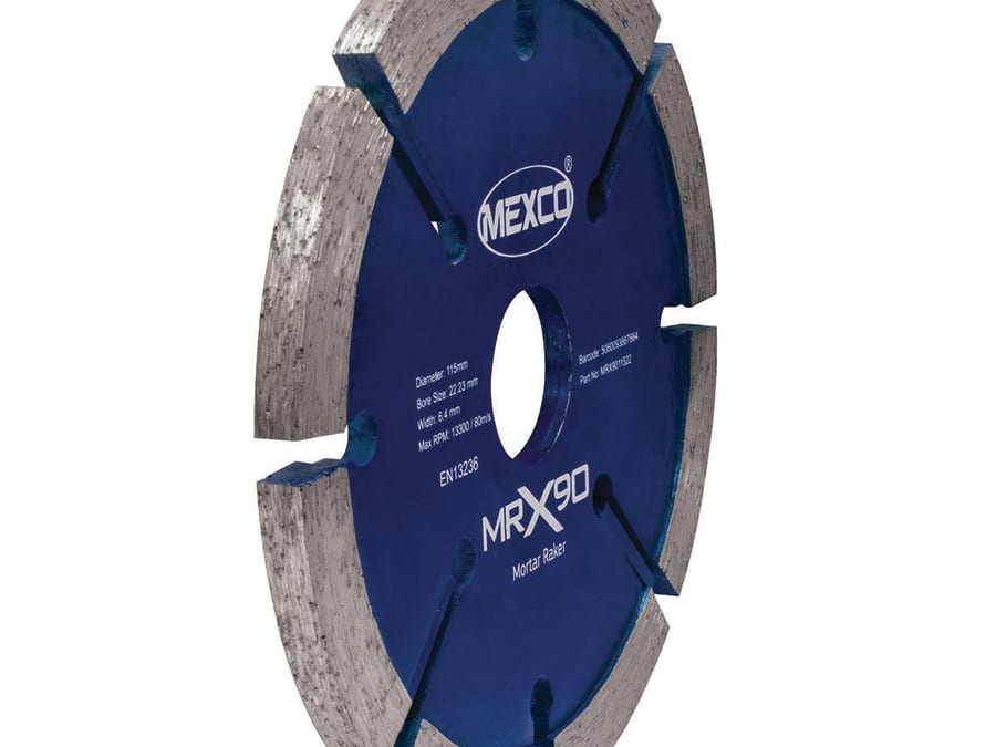 Mexco MRX9011522 115 x 22mm Mortar Raking Diamond Blade