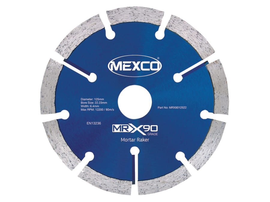 Mexco MRX9012522 125mm Mortar Raking Diamond Blade
