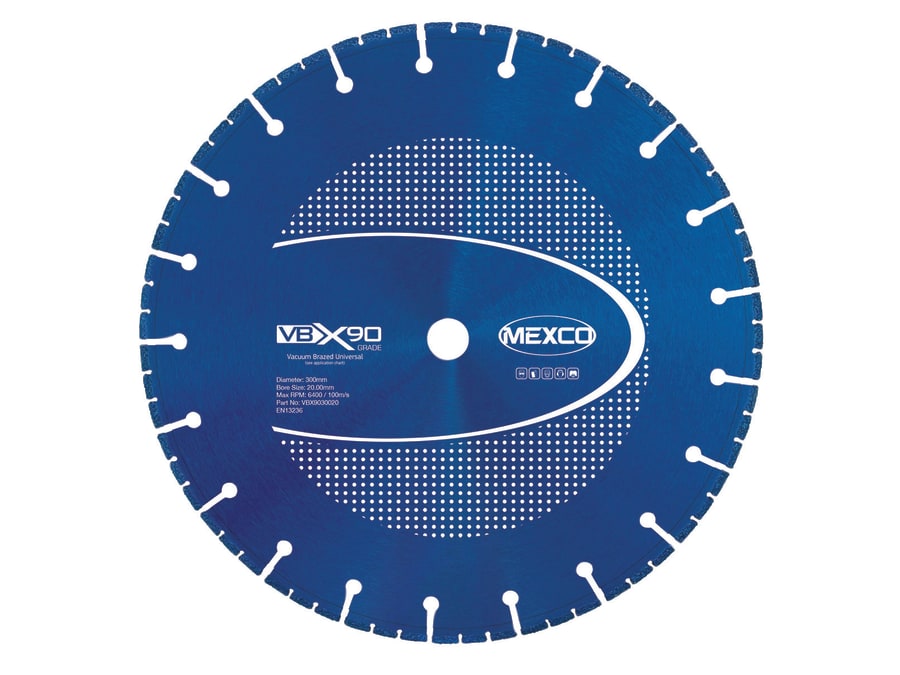 Mexco VBX9030020 Universal Diamond Blade 300 x 20mm