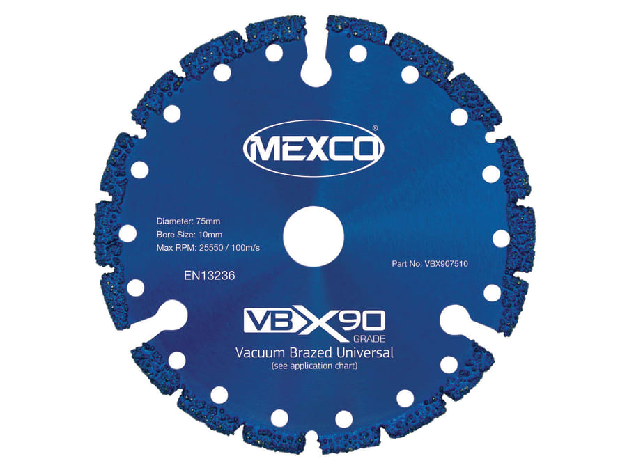 Mexco VBX907510 75mm Universal Diamond Blade