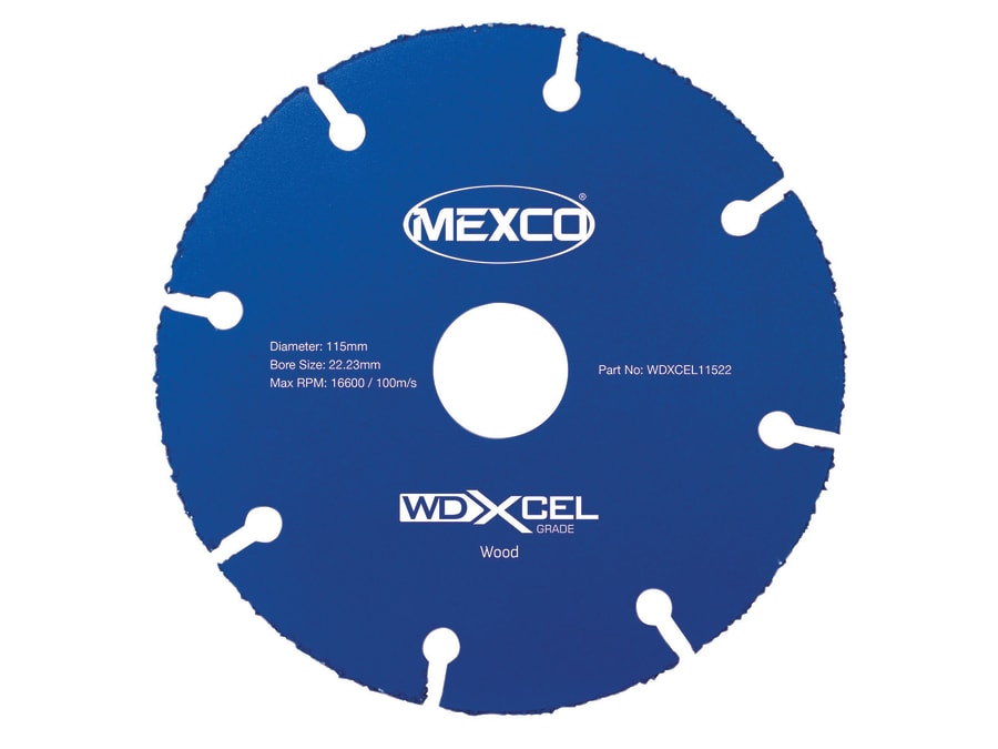 Mexco WDXCEL11522 115mm x 22mm Wood Cut Blade