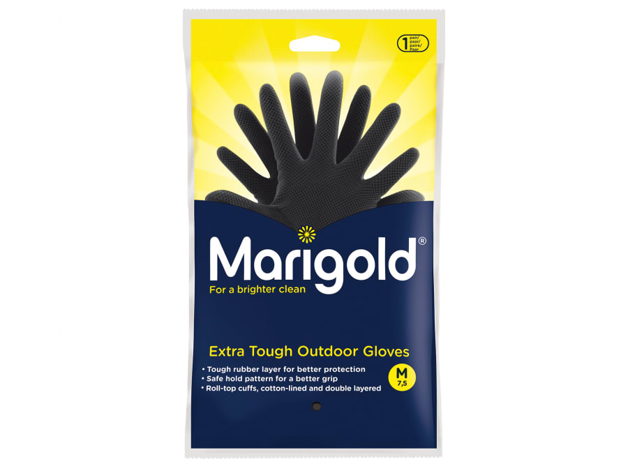 Marigold 145400 Extra Tough Outdoor Gloves Medium 6 Pairs