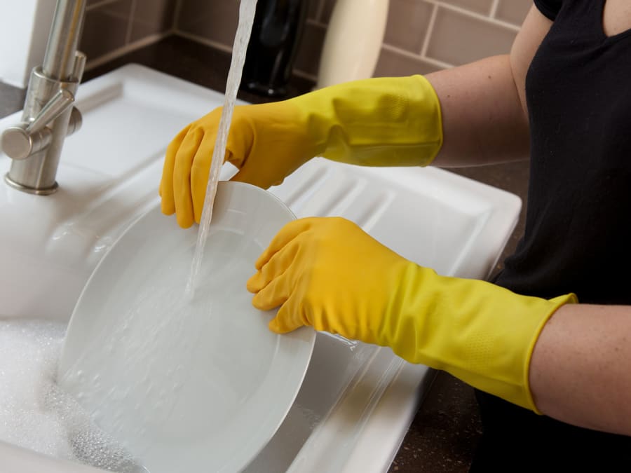 Marigold 145407 Extra-Life Kitchen Rubber Gloves Medium