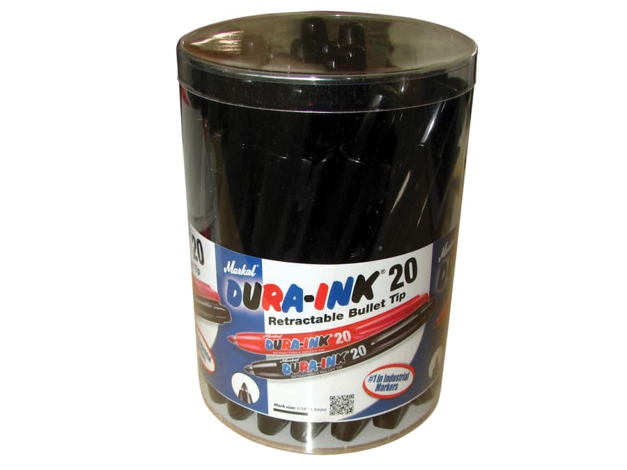 Markal MRK96577 Dura-Ink 20 Retractable Marker Black