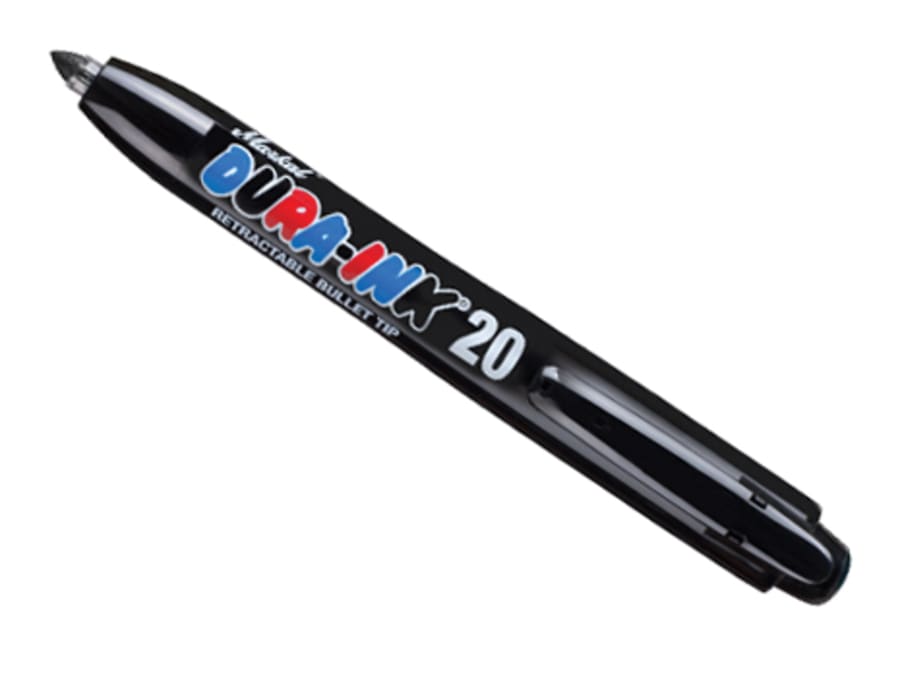 Markal MRK96577 Dura-Ink 20 Retractable Marker Black