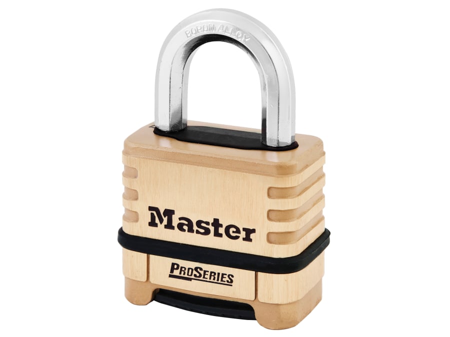 Master Lock 1175D 57mm 4 Digit Brass Padlock