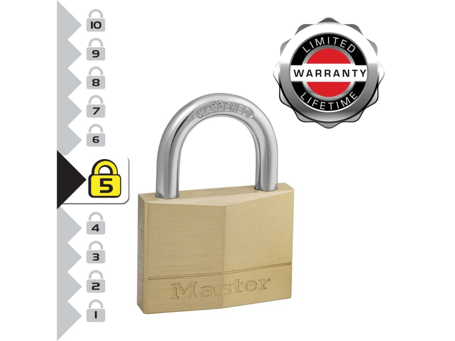 Master Lock 150EURT 50mm Padlock with 2 Keys