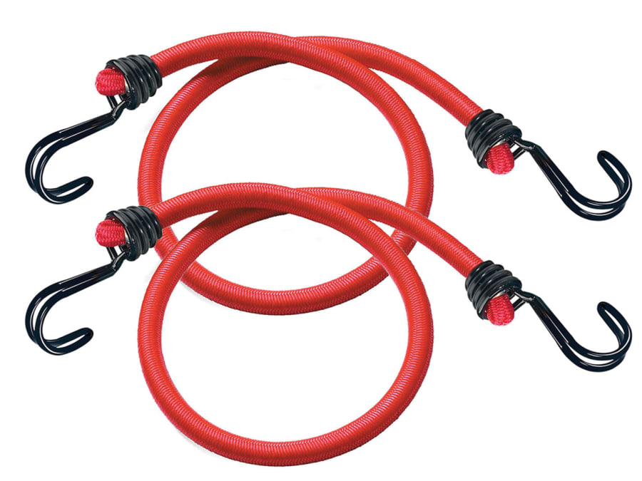 Master Lock 3020EURDAT Twin Wire Bungee Cord 60cm Red