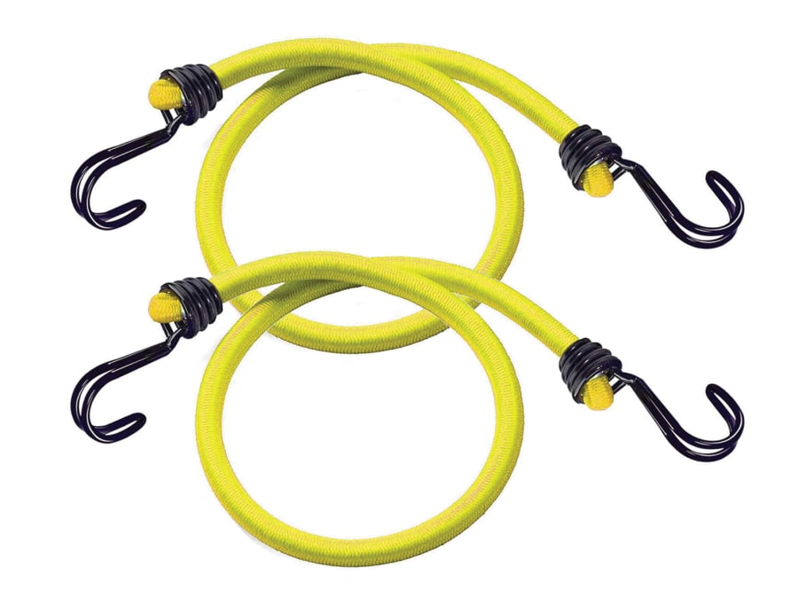 Master Lock 3022EURDAT Twin Wire Bungee Cord 100cm Yellow
