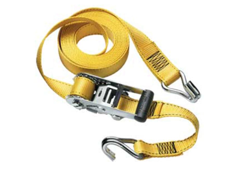Master Lock 3058EURDAT 4.50m Ratchet Tie-Down with J-Hooks