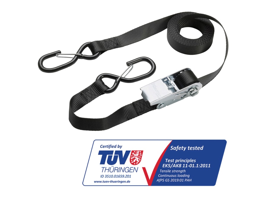 Master Lock 3109EURDAT Ratchet Tie-Down S-Hooks 5m