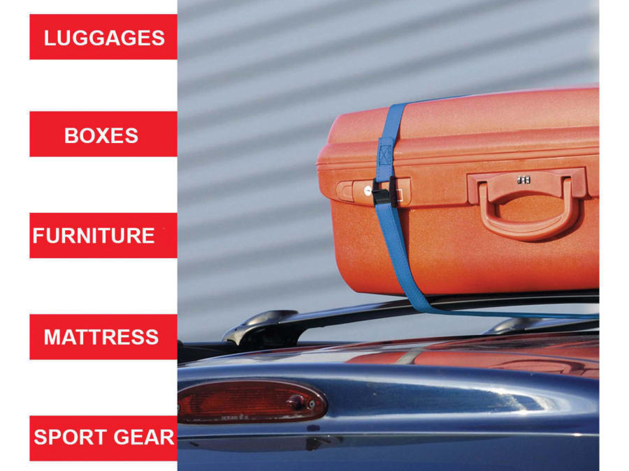 Master Lock 3112EURDAT Lashing Strap 5m 150kg with Metal Buckle