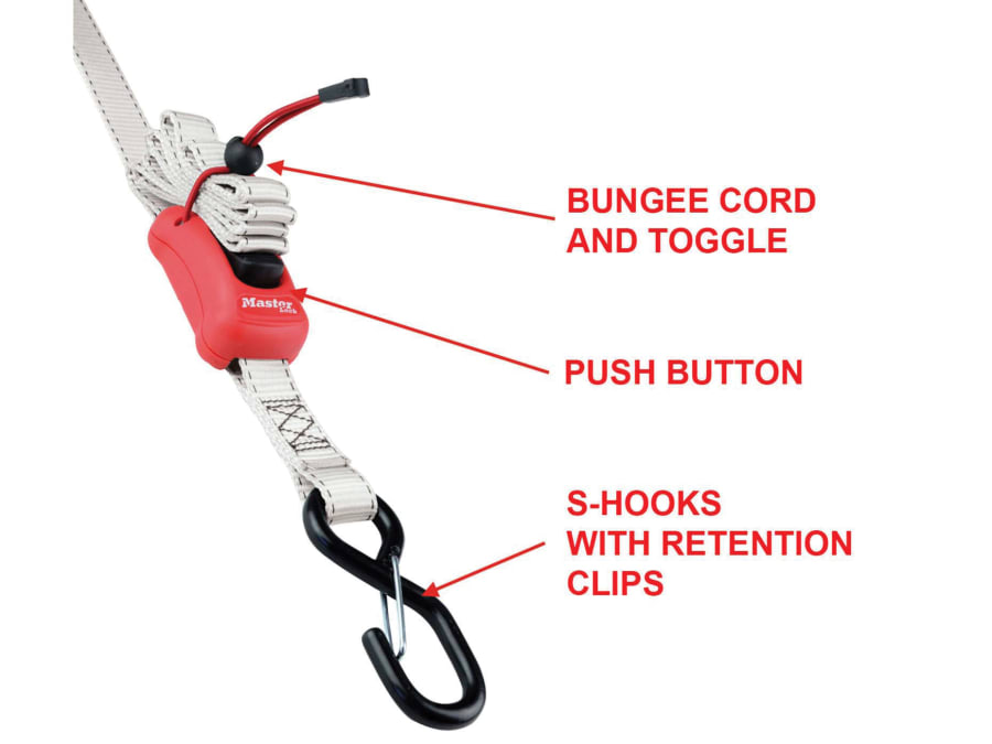 Master Lock 3313EURDAT Spring Clamp Tie-Down