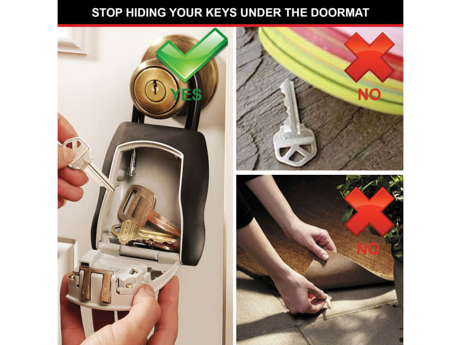 Master Lock 5400EURD Portable Shackled Combination Key Lock Box