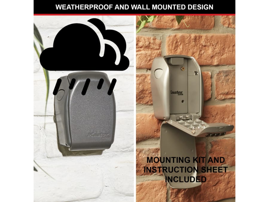 Master Lock 5415EURD Wall-Mounted Key Lock Box