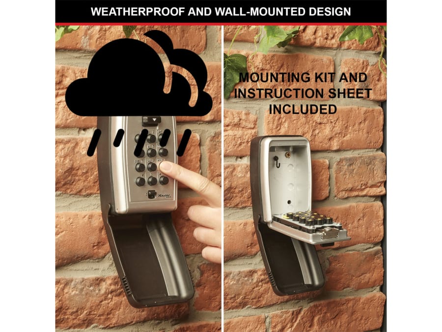 Master Lock 5423EURD Push Button Select Access Key Safe