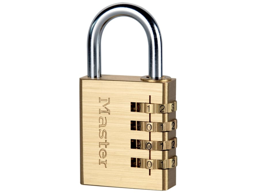 Master Lock 604EURD 40mm 4-Digit Combination Padlock
